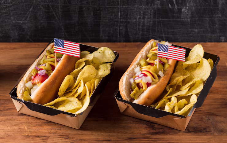 hot dog boxes