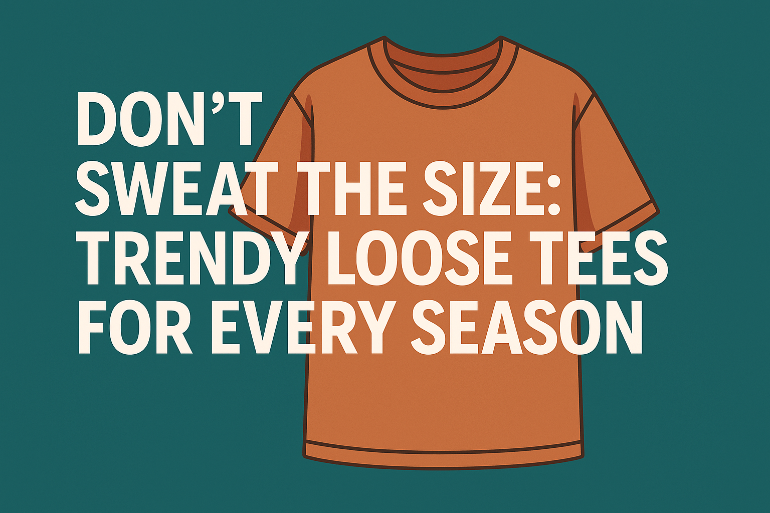 DON’T SWEAT THE SIZE TRENDY LOOSE TEES FOR EVERY SEASON
