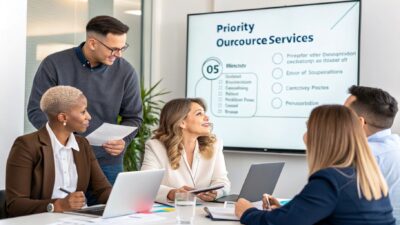 Priority Outsourcing services given to people